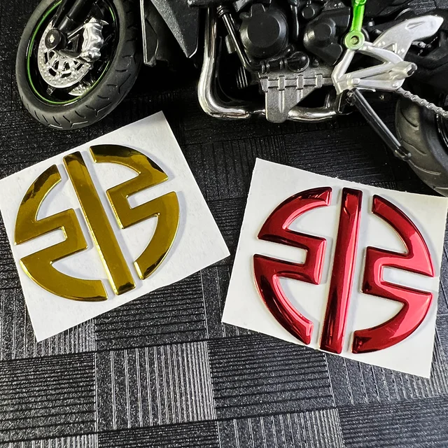 3D Motorcycle Logo Stickers 4 Pack Fairing Decals Emblem Tank Logos For Kawasaki NINJA H2R Z125 Z250 Z300 Z400 Z650 Z800 Z1000 3