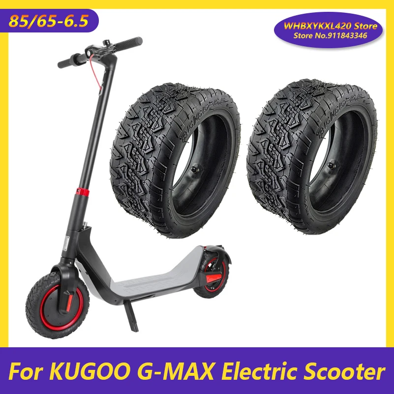 85/65-6.5 Off-Road Tire for KUGOO G-MAX G-Booster G2 Pro Electric Scooter Front and Rear Wheel Wear-resistant Vacuum Tyre Parts