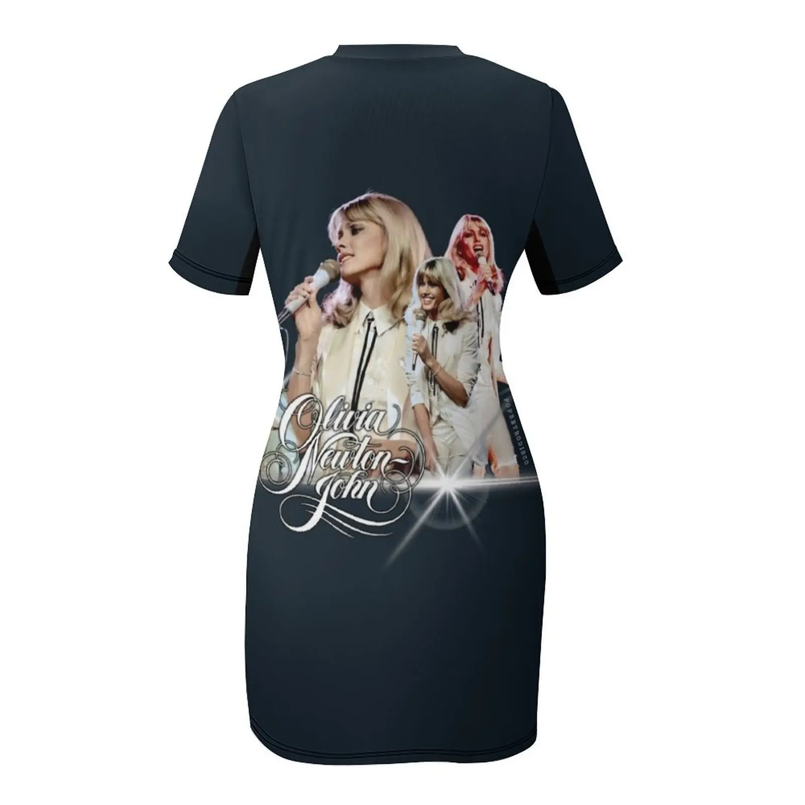 Женское платье Olivia Newton-John - Totally Hot Tour PopRetroDisco из полиэстера