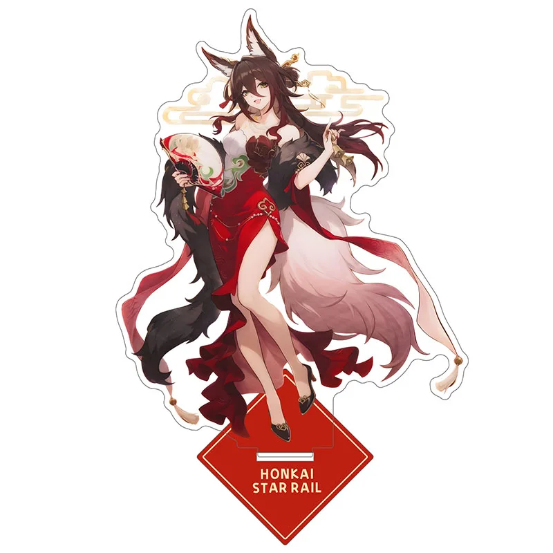 Акриловый брелок с аниме принтом Aventurine Tingyun Jia Duo Bao