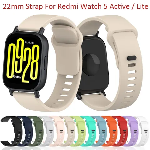 Ремешок для Redmi Watch 5 Active/Lite из силикона