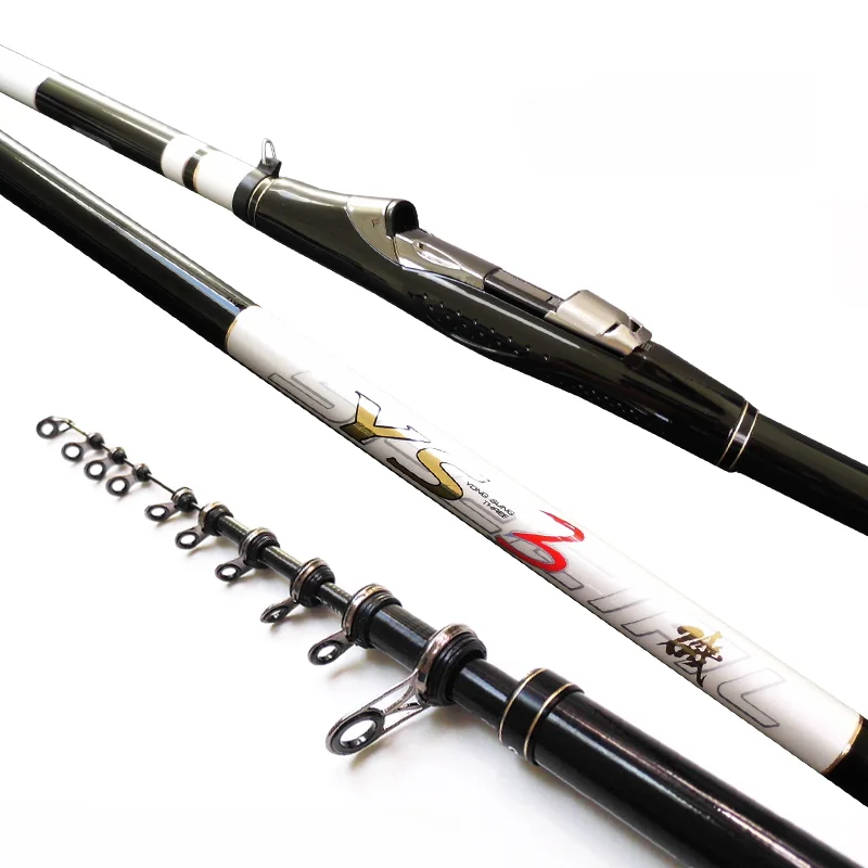 

YONG SUNG YS 3 Ultralight Carbon Fiber Telescopic Fishing Rod Rock Fishing Rod with Sloping Guide Ring and One piece Design 4-5m