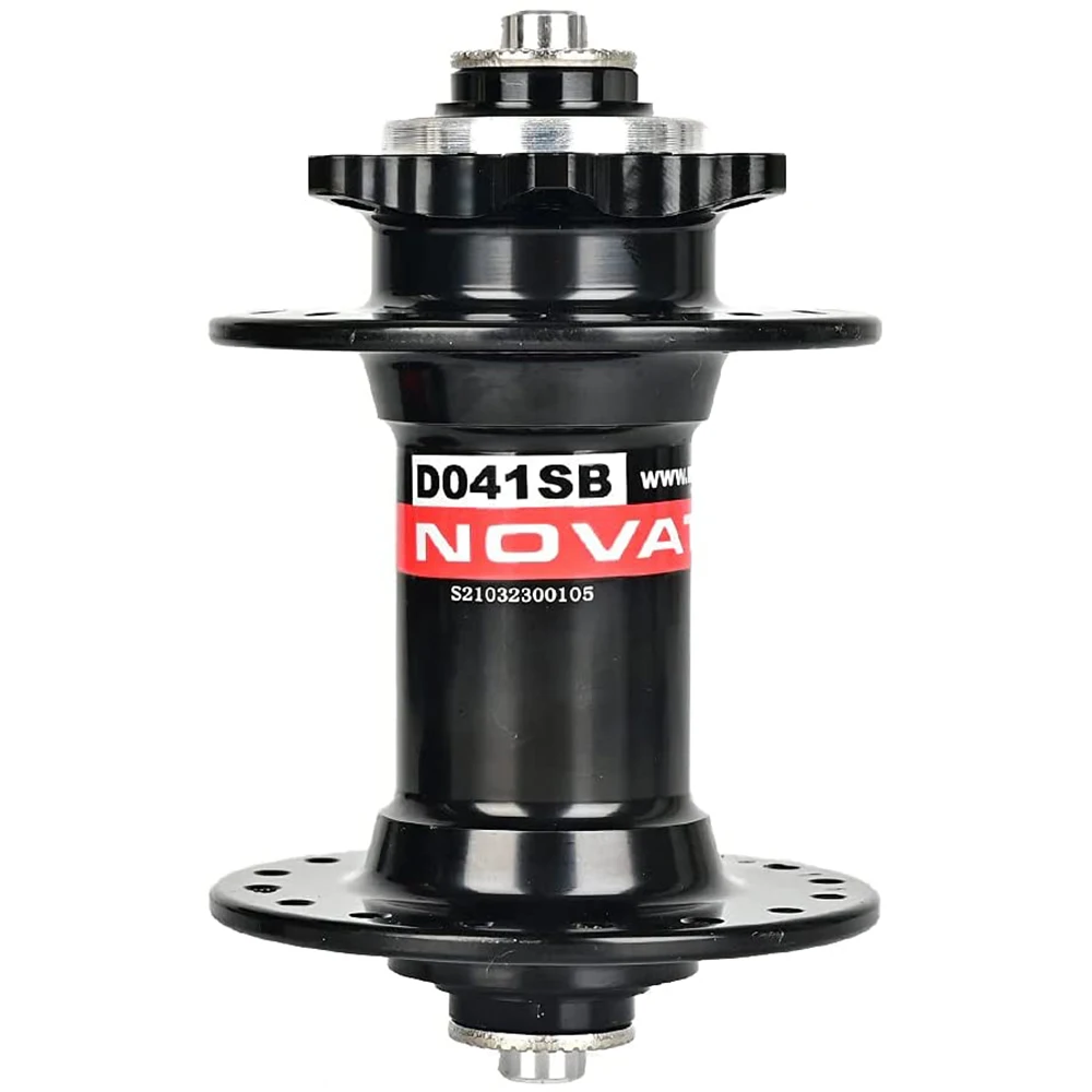 Ступица для горного велосипеда Novatec D041SB D042SB черная красная дисковая карта
