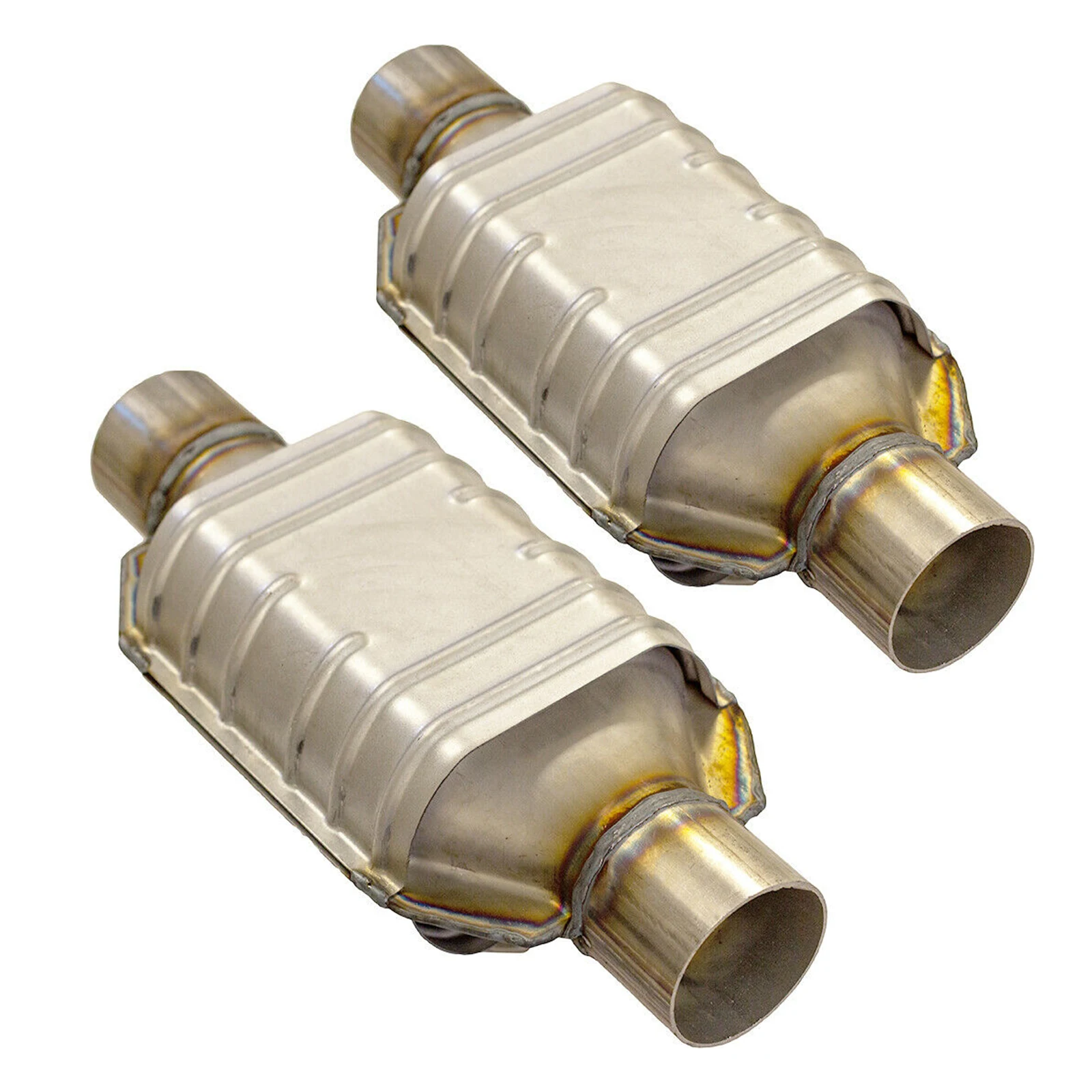 

2pcs 2.5'' Catalytic Converter for Chevrolet Express Silverado 1500 GMC Savana Sierra 1500 Ford F-250/F-350/F-450/F-550
