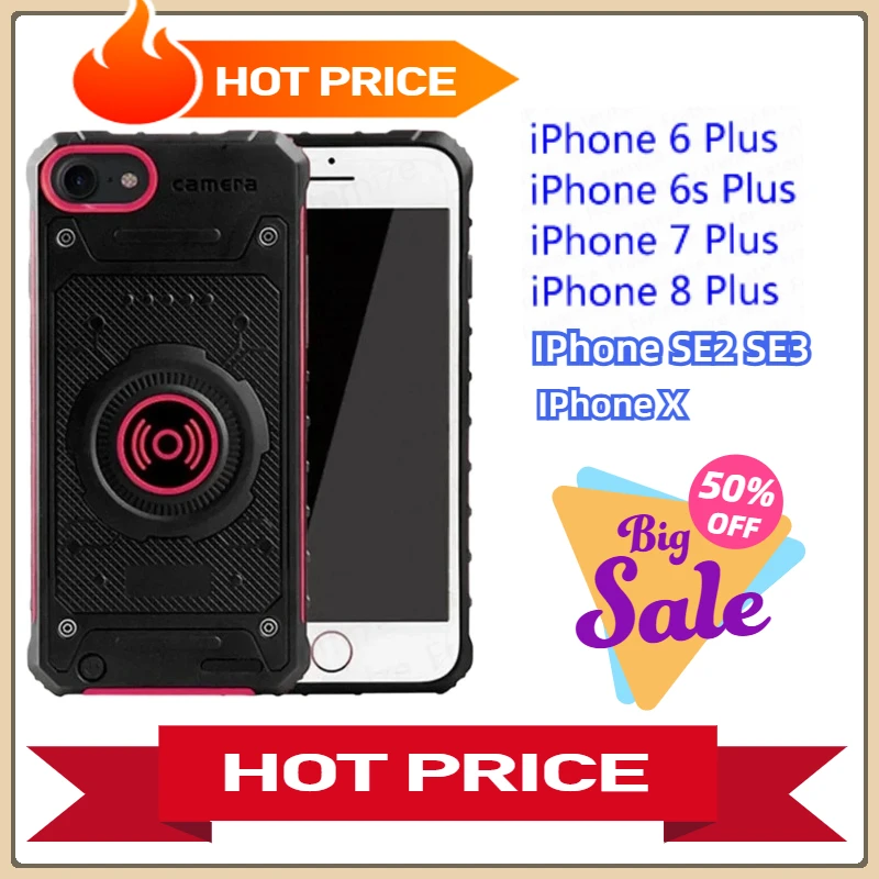 Чехол для зарядки IPhone X Xs Ultra чехол беспроводного зарядного устройства 6 6S 7 8 Plus SE2