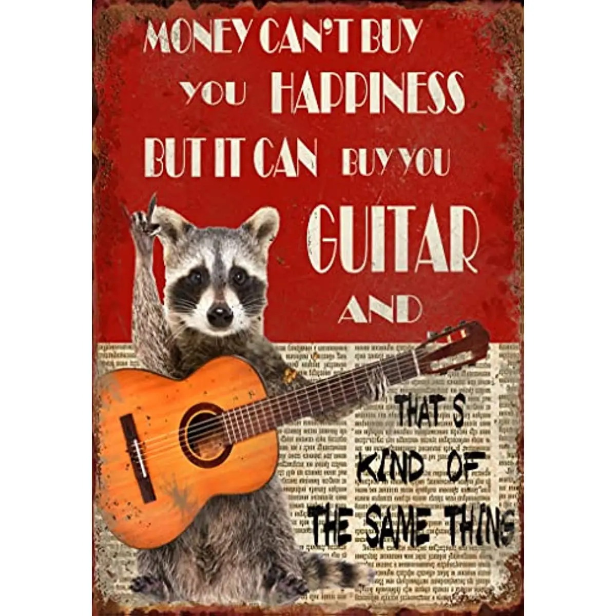 

Музыкальная гитара, металлический жестяной знак, деньги, не могу купить вас счастья, но он может купить вам гитару, Ретро Декор для стен дома, металлический жестяной плакат