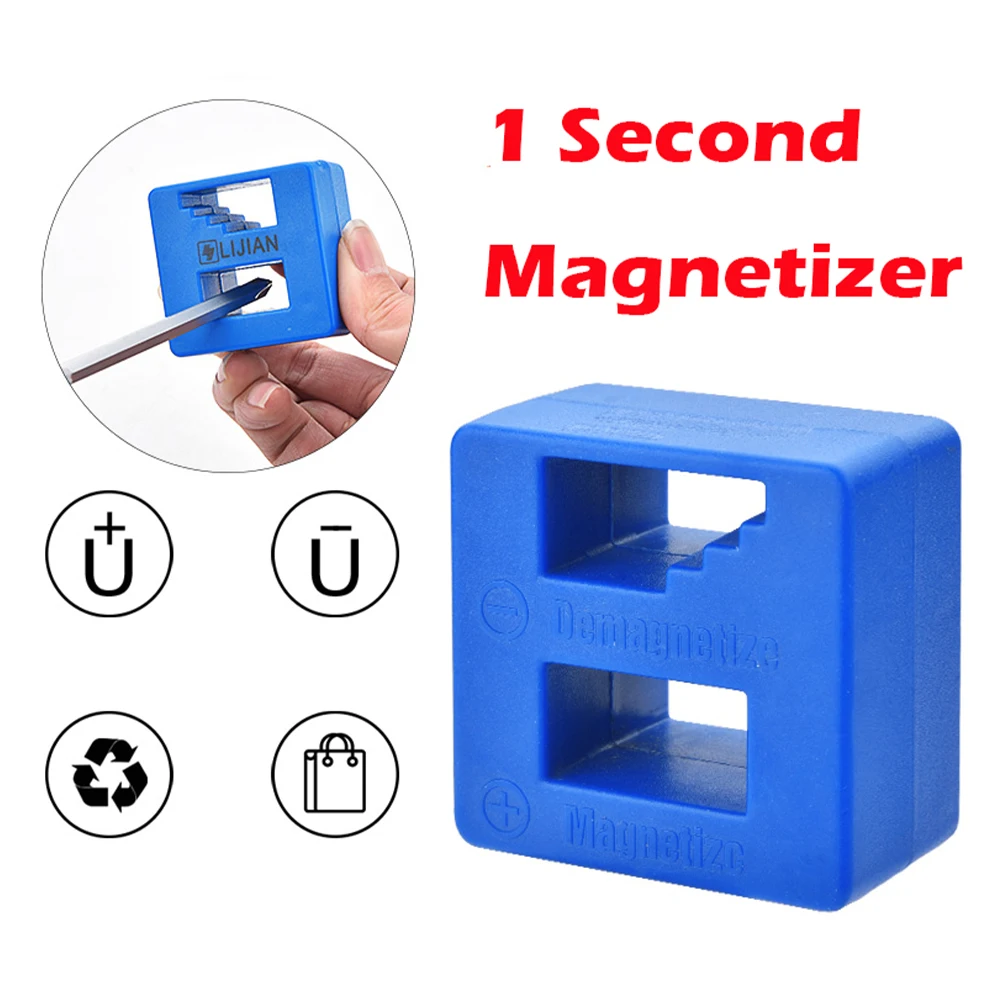 Новая мощная отвертка плюс магнитное устройство двойного назначения Degausser Mini Batch