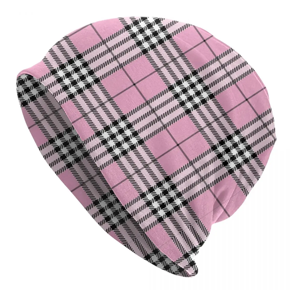 

Classic Scottish Tartan Plaid Beanie Cap Unisex Winter Bonnet Knitted Hats Outdoor Geometric Gingham Check Skullies Beanies Hats