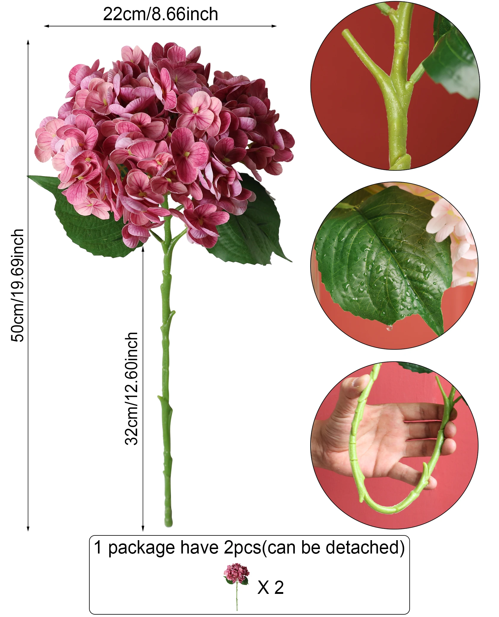 Весенняя розовая искусственная фотография для ванной комнаты