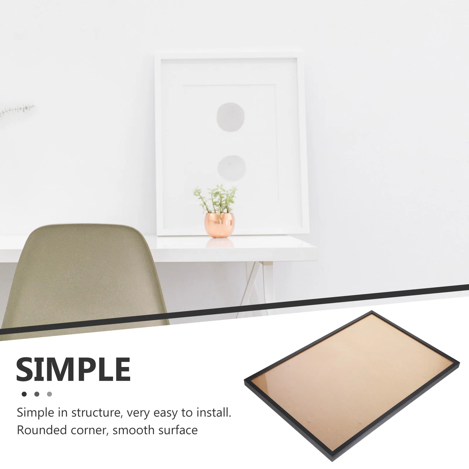 Рамка для фотографий Настенные рамки Мужские кошельки Золото A3 Офисная карта из