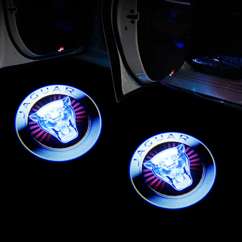 

2 шт. светодиодный автомобильный дверной светильник Luces, эмблема проектора, лампа для Jaguar XE F-TYPE X358 X351 XK X150 XKR X152 XJ X350