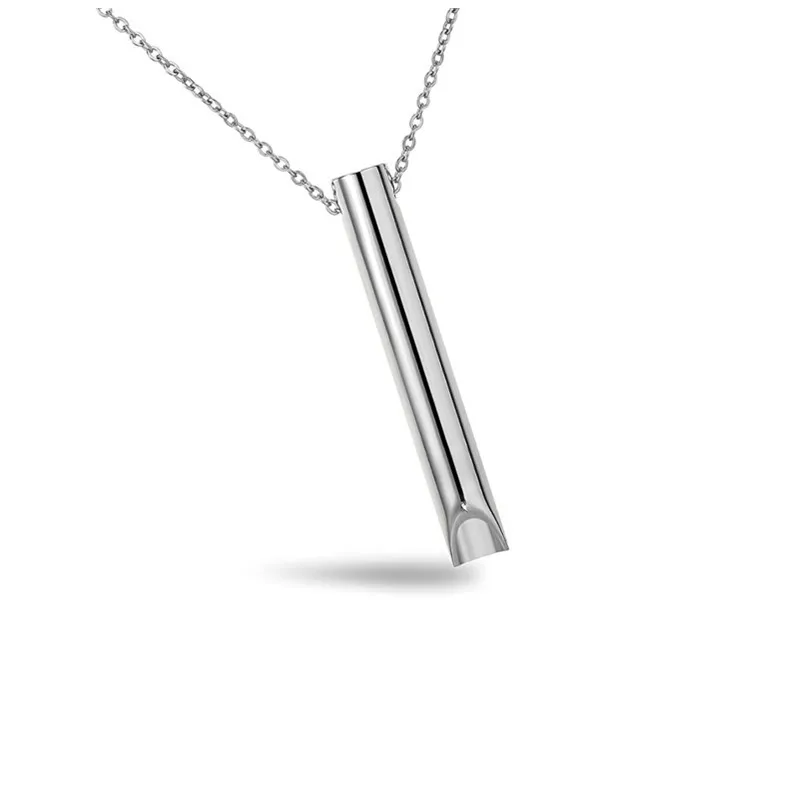 

Stainless Steel Healthy Leisure Meditation Tuning Shift Breathing Necklace Relieving Anxiety and Stress Lovers Jewelry Gifts