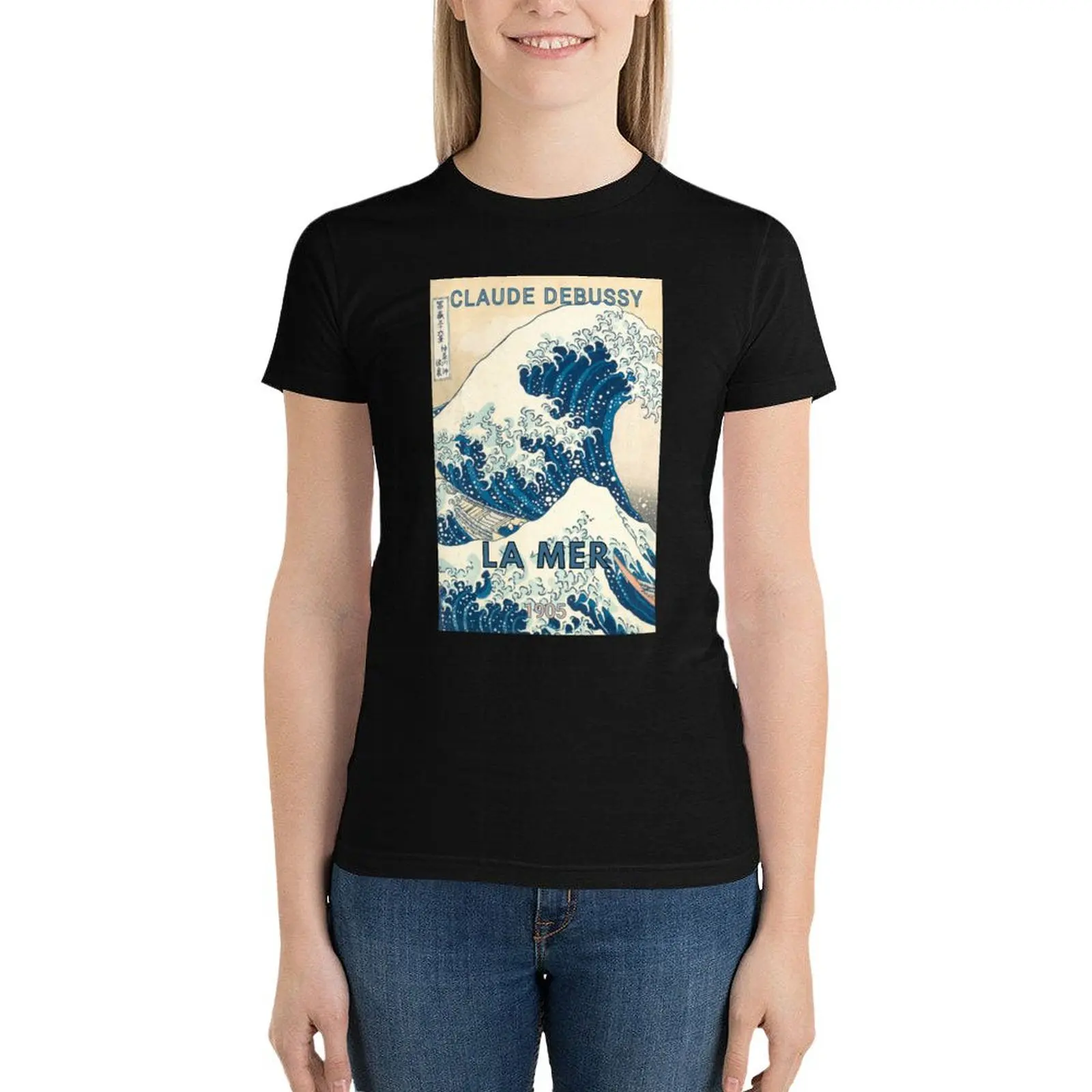 Женская Аниме-футболка Debussy - LA MER