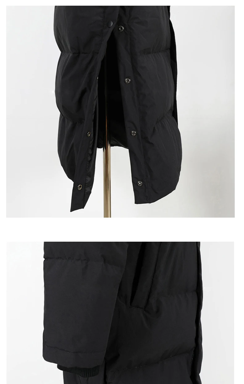 Parka Coat Extra Maxi Long Winter Jacket Women Parkas Hooded Oversize Female Lady Windbreaker Overcoat Outwear Clothing Quilted