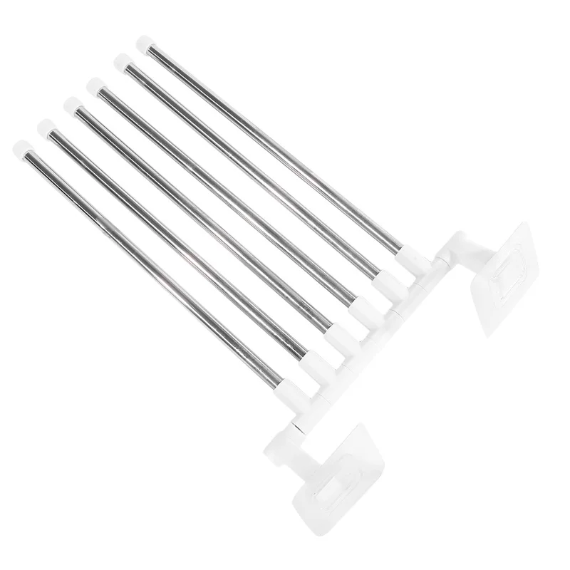 Вращающийся Держатель Для Полотенец Настенный Алюминиевый Органайзер Ванной И