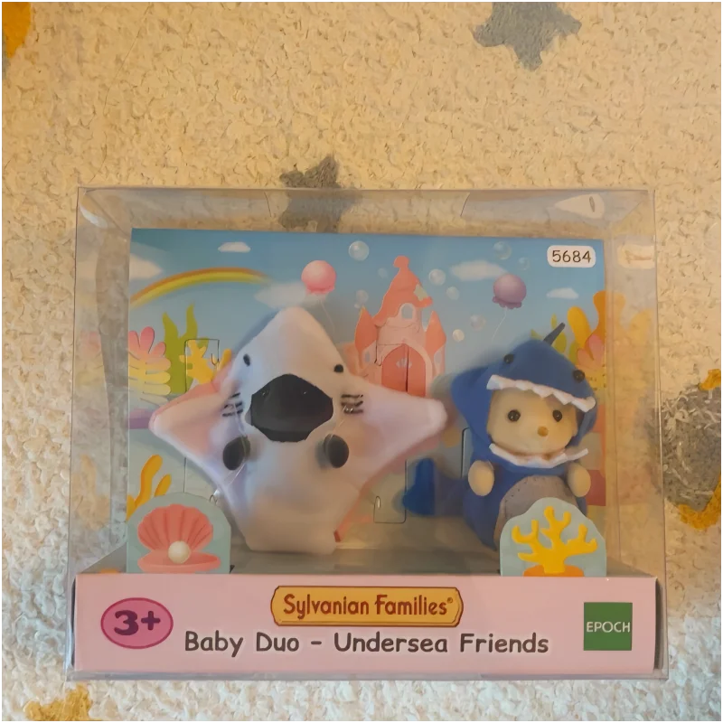 Новинка хит продаж аниме-фигурка Sylvanian Families каваи акула лягушка VIP-костюм игрушки