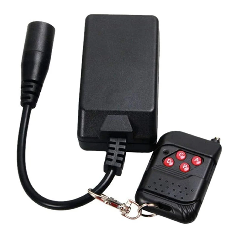 

3X 3 Pins XLR Wireless Remote Control Receiver For Smoke Fog Machine DJ Stage Controller Receptor Fogging 400W 900