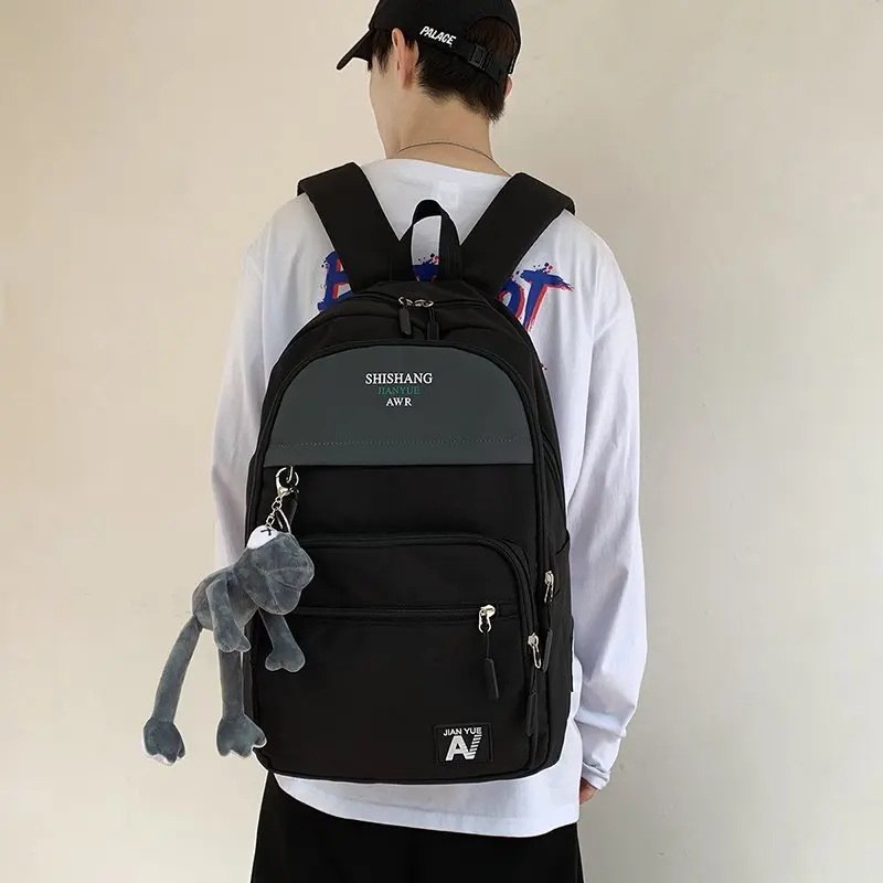 

Женский школьный рюкзак YILIAN 2022, черный нейлоновый рюкзак, женский рюкзак с защитой от кражи, повседневные женские дорожные рюкзаки, корейск...