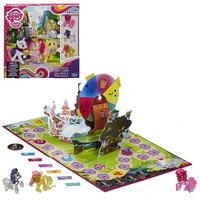 hasbro gaming my little pony ponyville party friendship is magic rarity rainbow anime figure token board game party kids toys