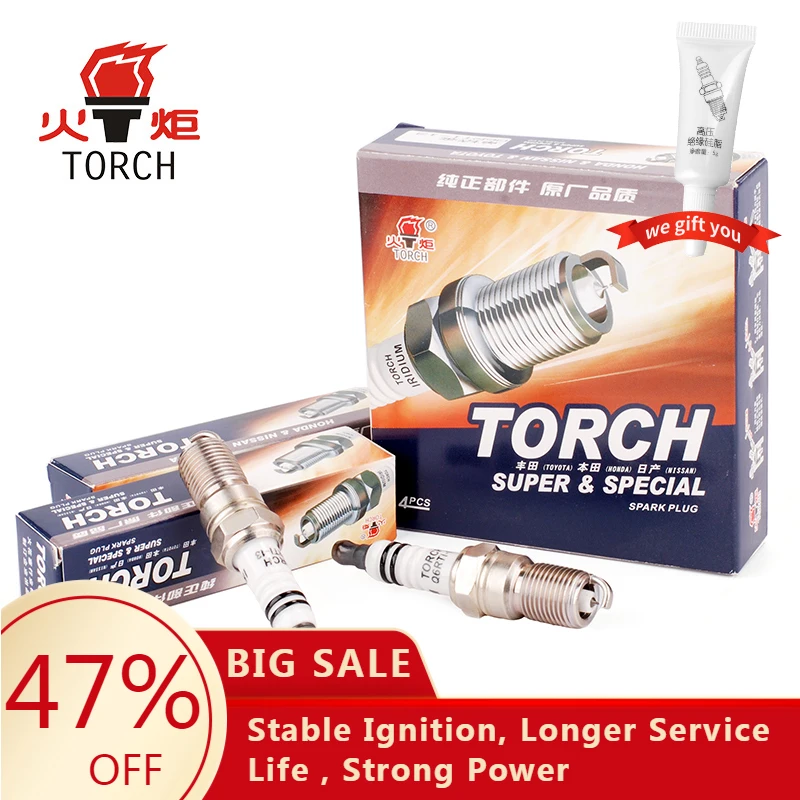 Комплект из 4 предметов, 6 штук в партии, Китай (материк) оригинальный фонарь свечи зажигания HR7KPP33 +/PTR6F-13/IT20TT/RS9PYP4/Q6RTI-13