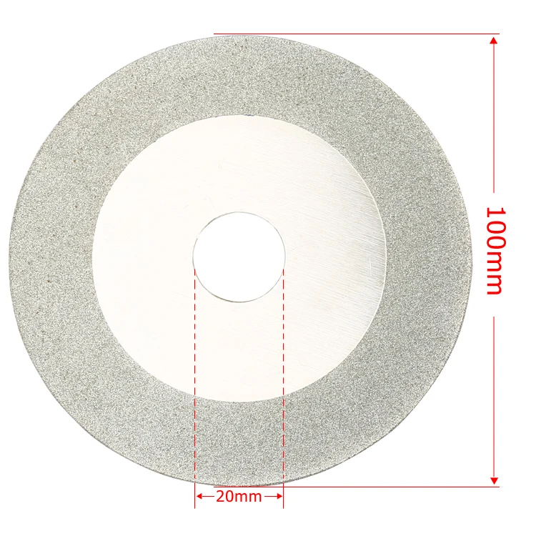 

1pc 100mm Diamond Cutting Disc for Dremel Accessories Rotary Tool Circular Saw Diamond Grinding Wheel Abrasive Mini Saw Blade