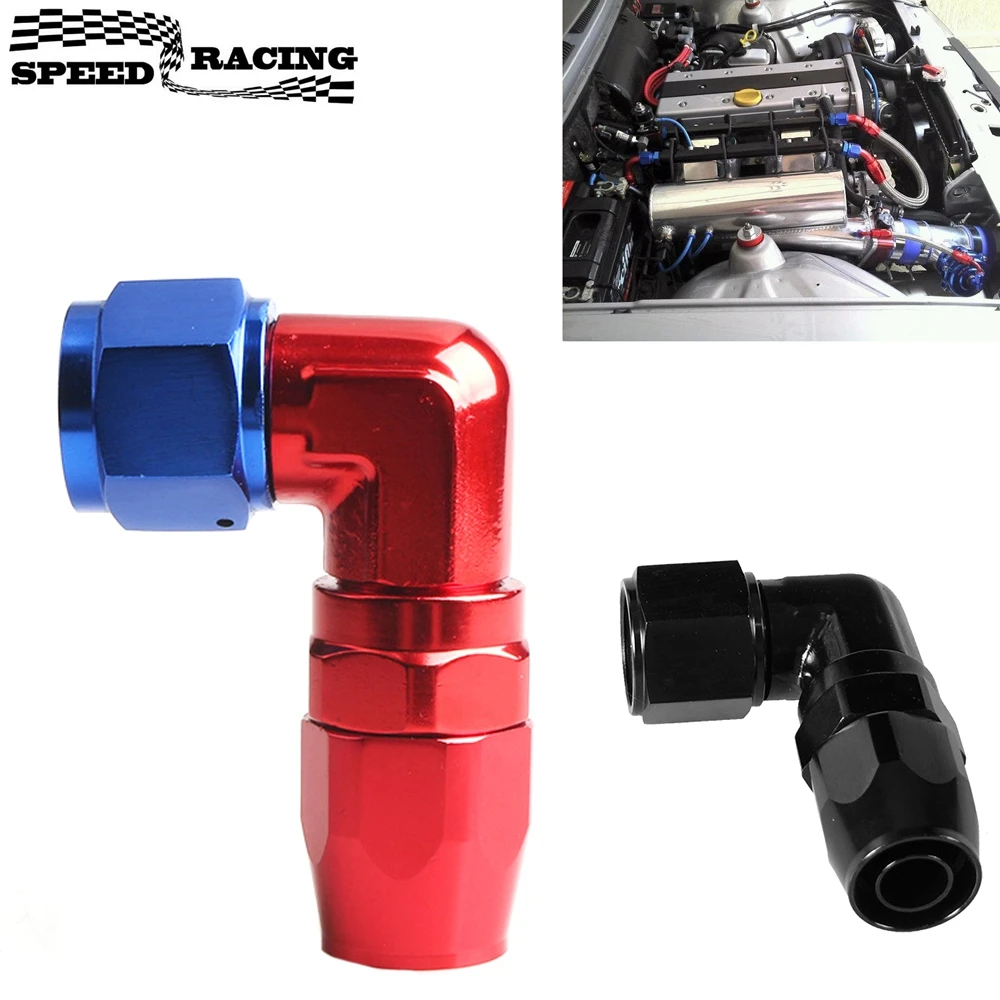 

AN10 Straight 90° Degree Aluminum Swivel Hose End Fitting Adapter Oil Fuel Line NPT PLUG