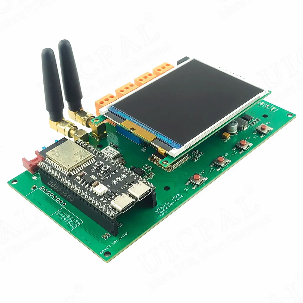 Комплект макетной платы ESP32 S3 с 3 2-дюймовым дисплеем N16R8 Модуль Wi-Fi BT Беспроводной