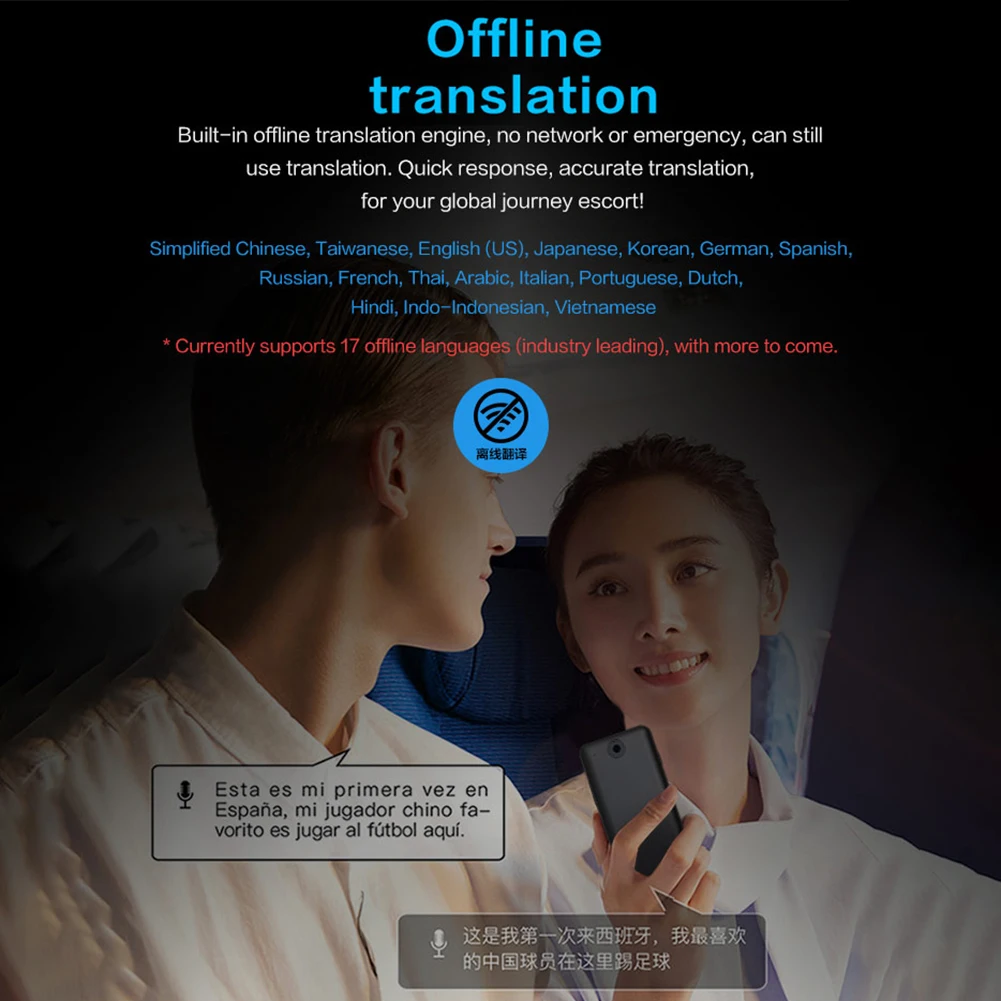 Портативный мгновенный переводчик Chatgpt/онлайн/офлайн/запись/перевод фотографий
