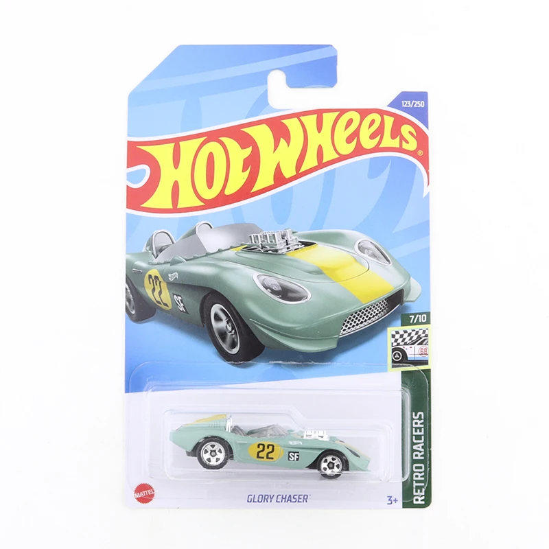 

2022E No.123 Hot wheels Hot Small Sports Car 1/64 Alloy Die-Casting Car Model GLORY CHASER