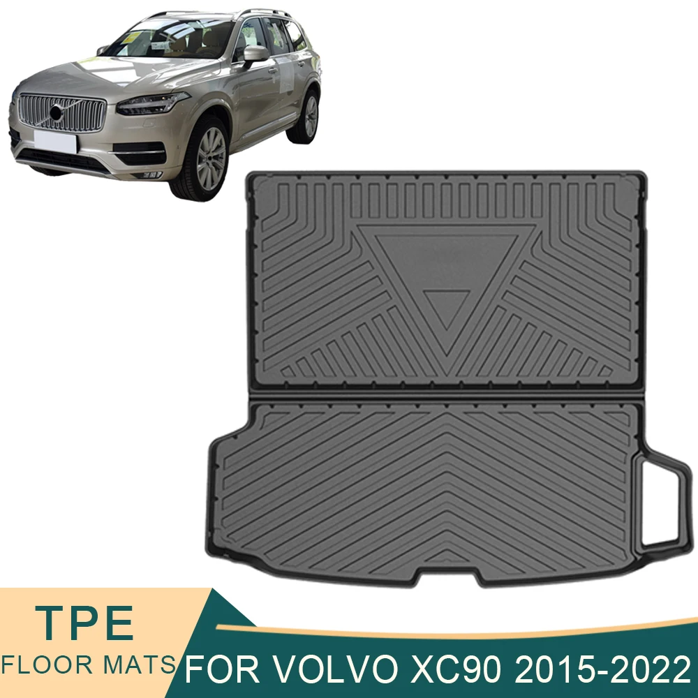 

Нескользящие Коврики для багажника из ТПЭ, водонепроницаемые, для Volvo XC90 2015-2022