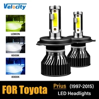 for toyota prius w10 w11 w20 w30 1997 2015 special h4 h7 9005 880 led headlight bulbs low high beam fog lamp car accessories 12v
