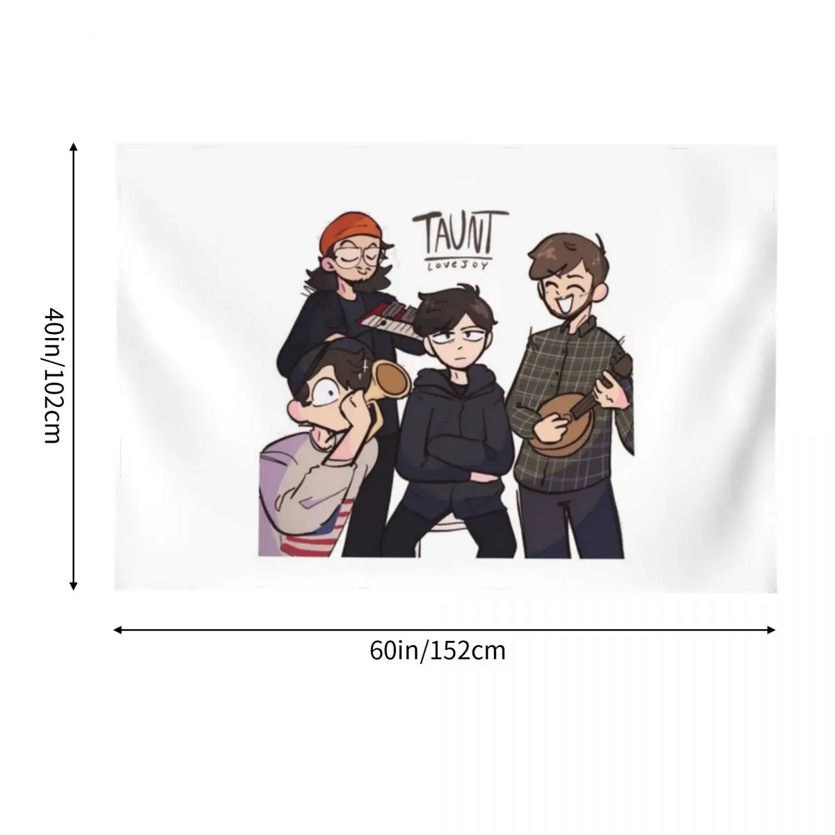 Гобелен Taunt Lovejoy настенный декор художественная роспись вещи для украшения