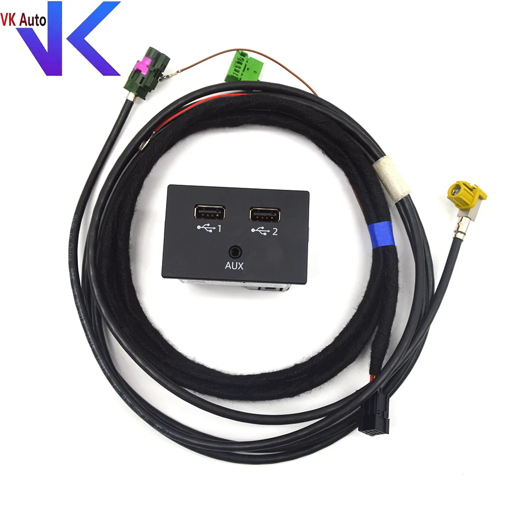 Для Audi Q2 A3 S3 RS3 модифицированный интерфейс Carplay маленький большой разъем USB-кабель