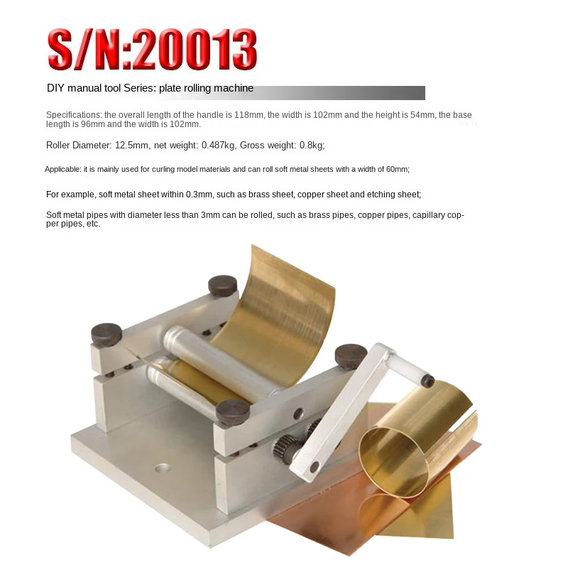 DIY Hand Tools Special Accessory S/N：20013 Manual Bending Machine