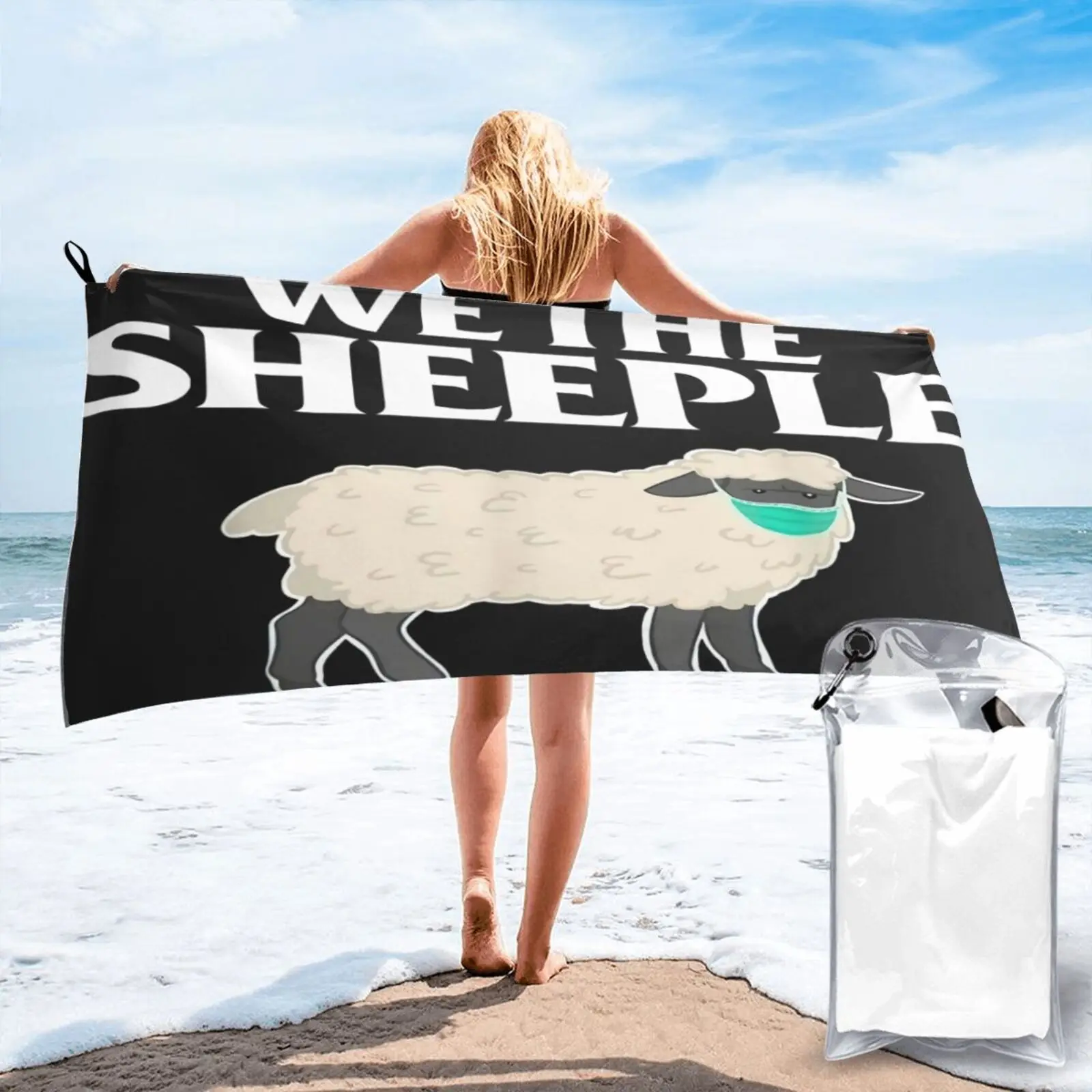 

Полотенце We The Sheeple-заговор, полотенце из овец, банное полотенце Xxl, пляжное полотенце, пляжное полотенце для сауны, пляжное полотенце из микр...