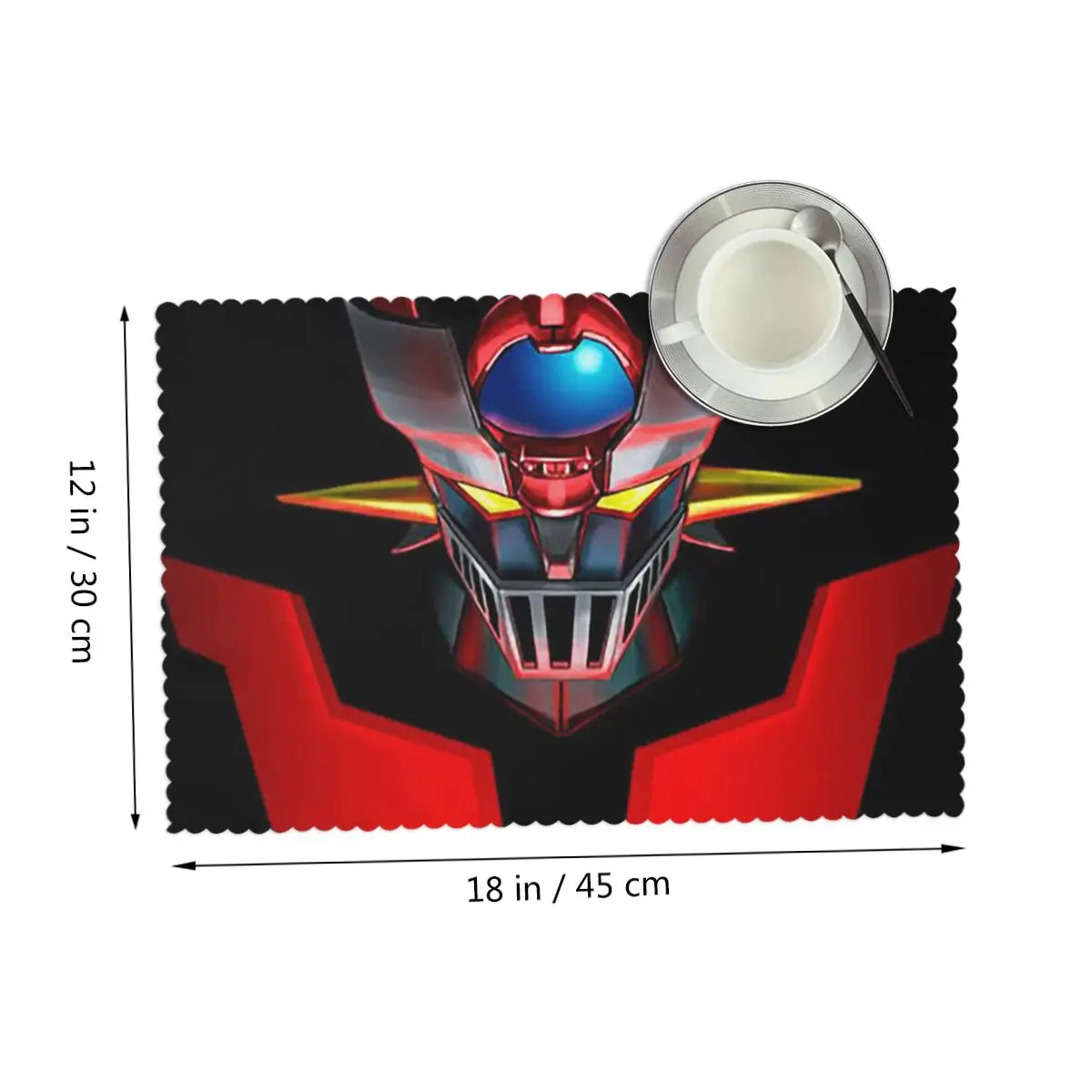 Фото Скандинавский коврик-подставка Nordic Mazinger Z Anime UFO Robot Sofa Grendizer Goldorak, нескользящий, для тарелок и мисок, супервпитывающий №4