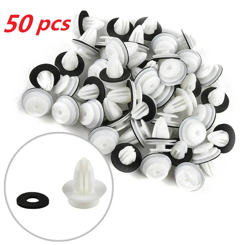 

100/50 Шт. Зажимы Для Дверных Панелей С Уплотнительным Кольцом Для BMW E34 E36 E38 E39 E46 M3 M5 Z3 X5 Автомобильный Крепеж И...