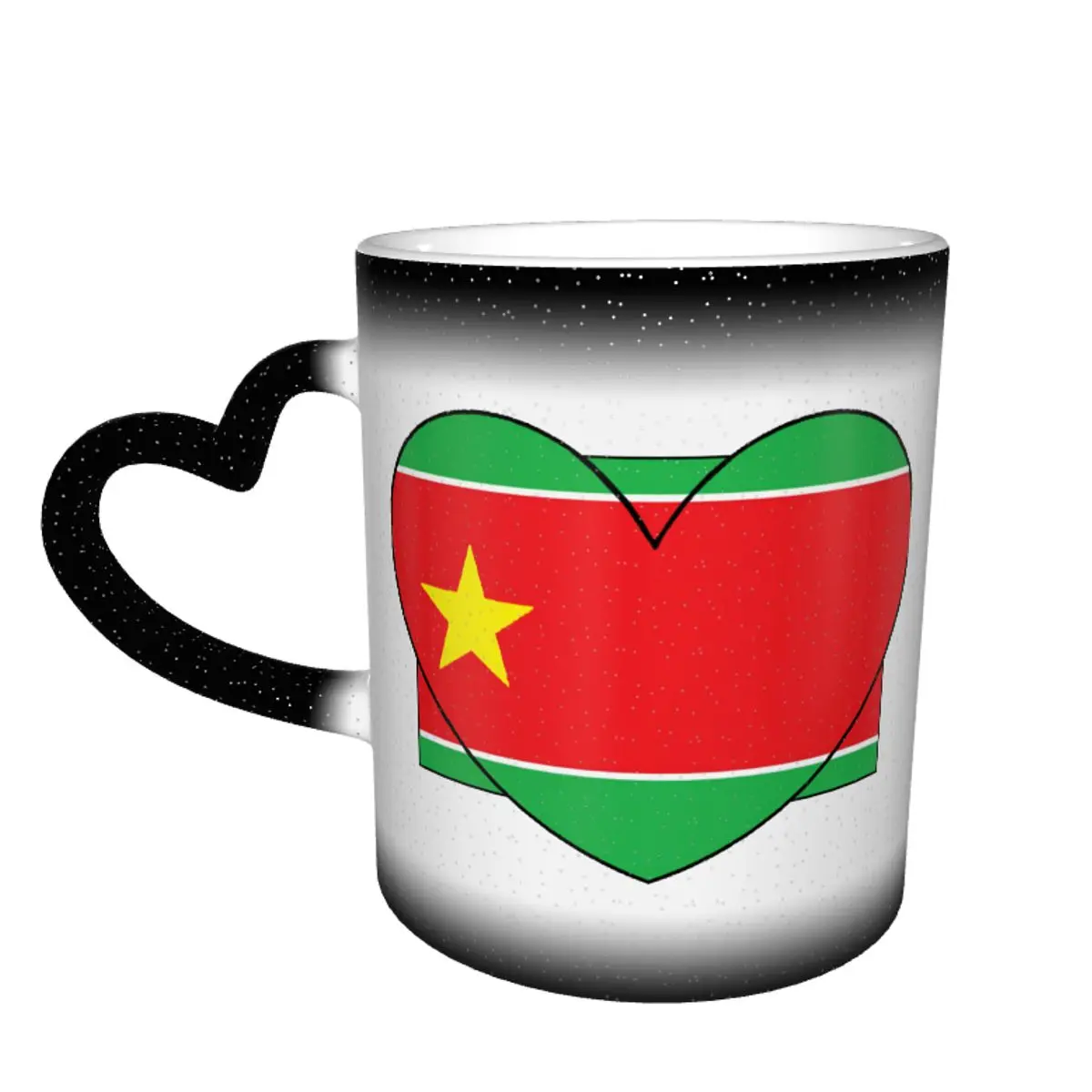 

Color Changing Mug in the Sky I Love Guadeloupe Classic Funny R276 Ceramic Heat-sensitive Cup Funny Novelty Coffee cups