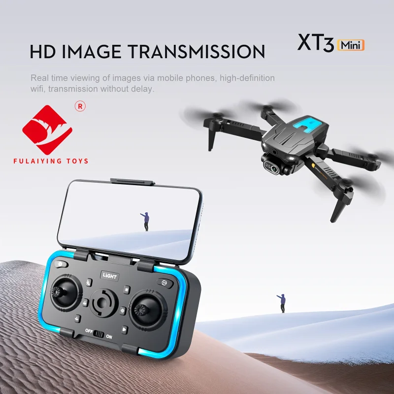 

[Flash Deal] Мини Складной Дрон XT3 для аэрофотосъемки, летательный аппарат HD с двумя камерами, маленький размер, легко носить с собой, режим удержа...