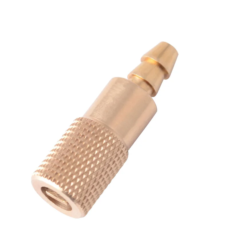 

6mm Tire Inflator Valve Connector Brass Car Tyre Copper Accessory 2pcs
