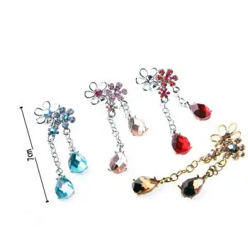 

Мраморная брошь с фианитом, размер Avg