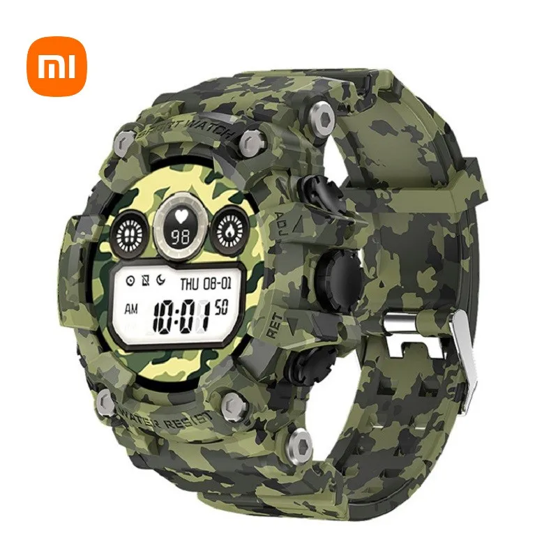 

Xiaomi Smart Watches Men Tactical Military Waterproof Fitness Outdoor Watch Heart Rate Blood Pressure muti-Sport mode Smartwatch