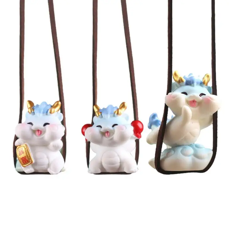 Милые автомобильные аксессуары украшение интерьера Зодиак дракон Автомобильная