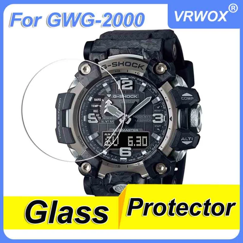 

3Pcs 9H 2.5D Glass For Casio Tempered GWG-2000 GWG-1000 GG-1000 GWG-100 GG-1305 GR-B100 GR-B200 MRG-7600 GSG-100Screen Protector