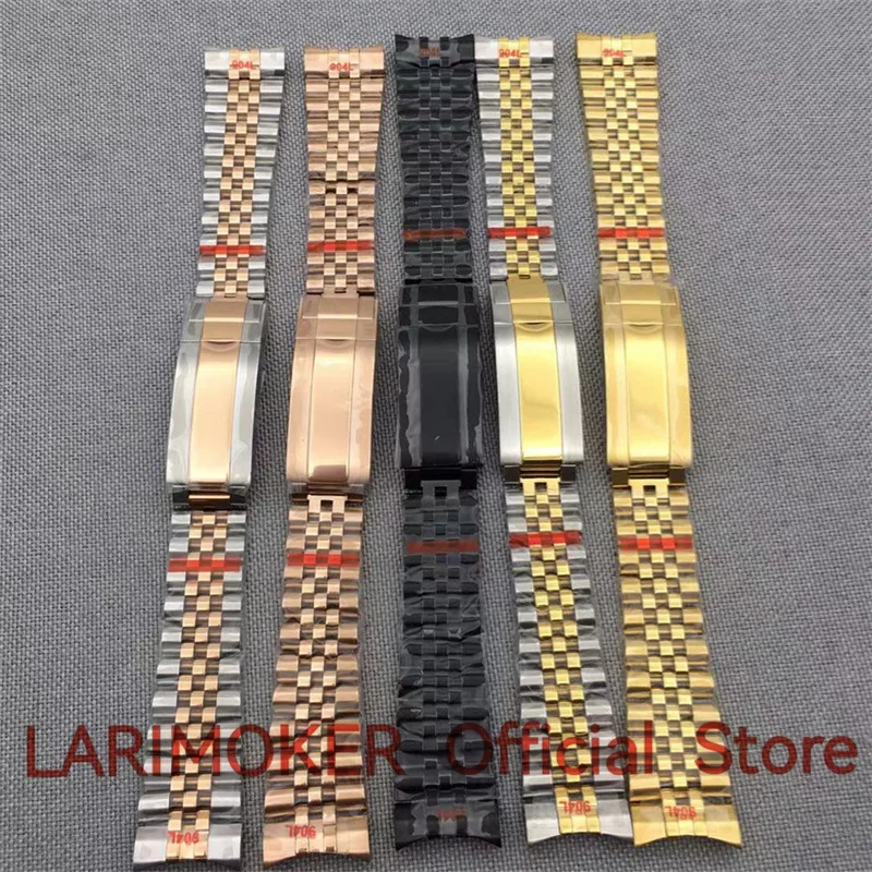 Ремешок LARIMOKER для часов, 20 мм, из нержавеющей стали