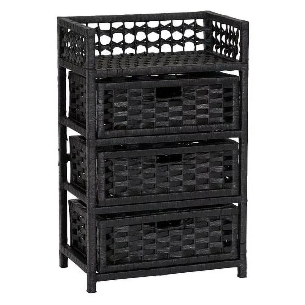 

Household Essentials Paper Rope 3-Drawer Chest