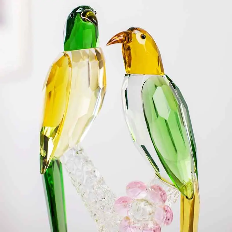 Скульптура из хрусталя украшения для статуй сороки украшение рабочего стола