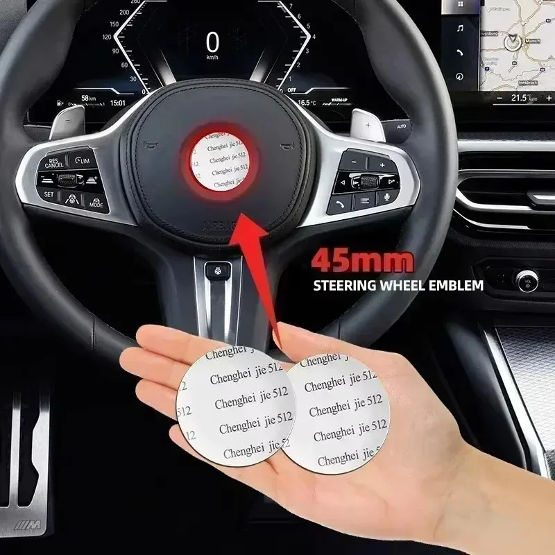 

45 мм 50-летие издание, значок на руль автомобиля, эмблема, наклейка для BMW E36 E39 E87 E60 E53 E46 E90 F10 F20 F25 F30 X3 X5