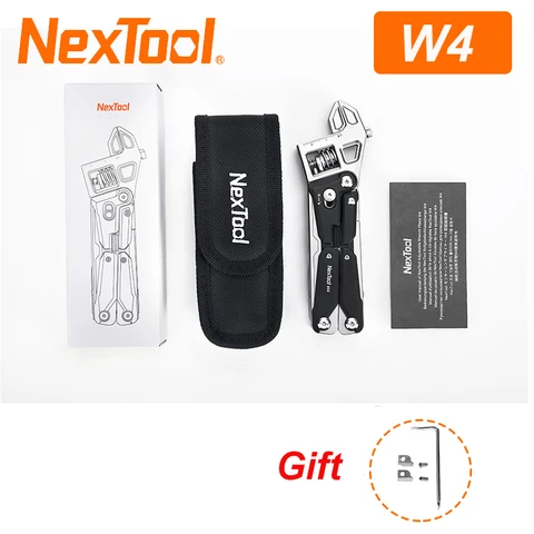 NexTool W4, регулируемый гаечный ключ с трещоткой, многофункциональный инструмент, складные плоскогубцы, гаечный ключ, отвертка, инструмент для кемпинга, EDC, ремонт дома