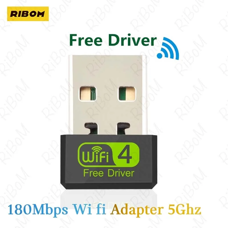 Ontvanger Draadloze 180Mbps Usb Wifi Adapter USB2.0 5.8Ghz + 2.4Ghz Netwerkkaart Hoge Snelheid Antenne Lan Wifi mini